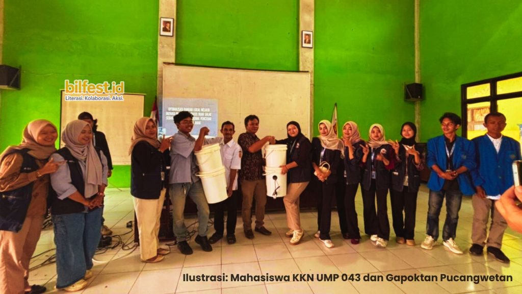 Mahasiswa KKN UMP Ciptakan Mesin Pencacah Limbah Organik di Desa Pucungwetan