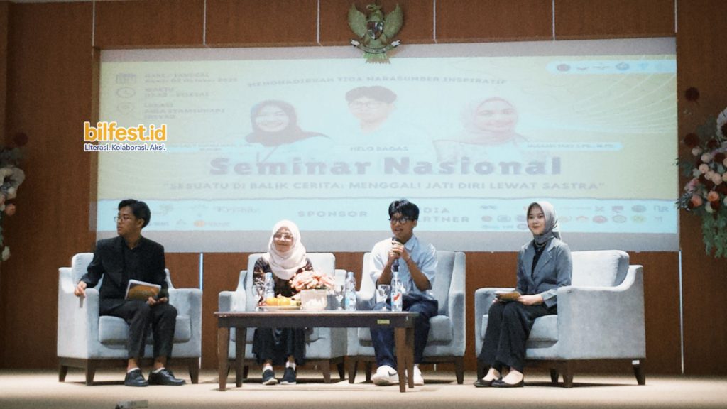 Bulan Bahasa UMP 2025: Helo Bagas dan Mulasih Tary Ajak Mahasiswa Menulis dengan Jujur