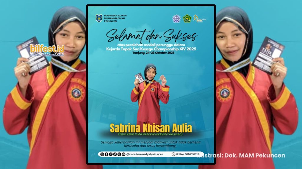 Sabrina Khisan Aulia: Dari Pekuncen ke Arena Kosegu, Juara Perunggu yang Tak Pernah Menyerah