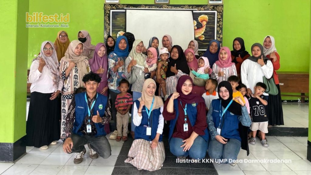 Ibu Cerdas, Balita Sehat : Mahasiswa KKN Universitas Muhammadiyah Purwokerto Gelar Penyuluhan Pencegahan Stunting di Desa Darmakradenan