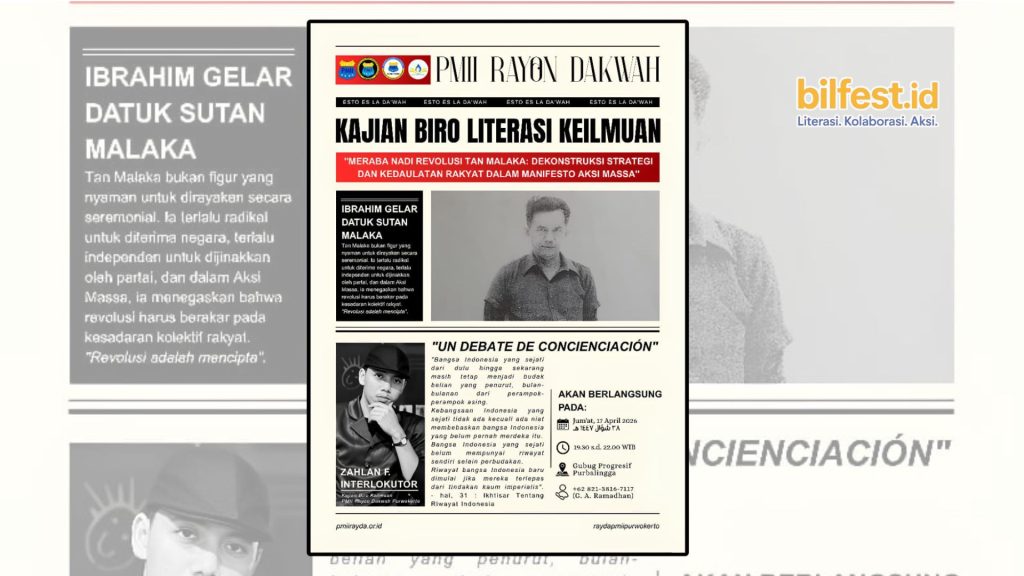 Membangkitkan Api Literasi: PMII Rayon Dakwah Purwokerto Bedah Nadi Revolusi Tan Malaka