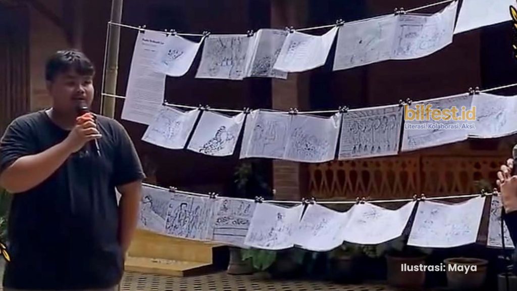 Lewat Sastra dan Sketsa, Hadi Rahman Unjuk Karangan Khas Banyumasan