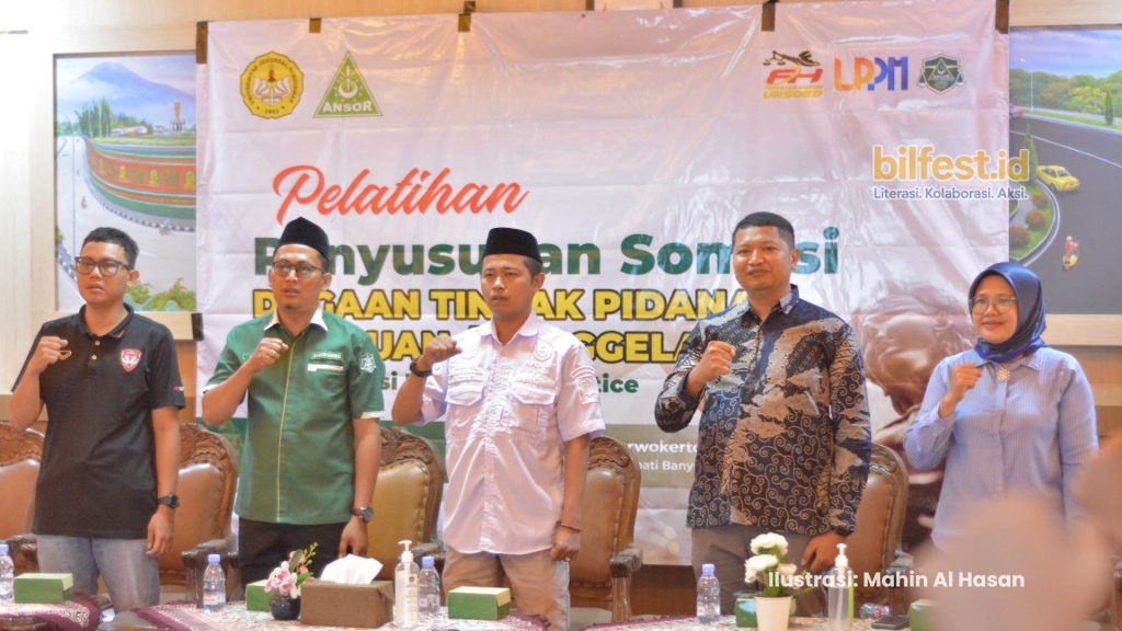 LBH Ansor Banyumas dan FH Unsoed Gelar Pelatihan Hukum Praktek Membuat Somasi untuk Tingkatkan Keterampilan Kader dan Mahasiswa
