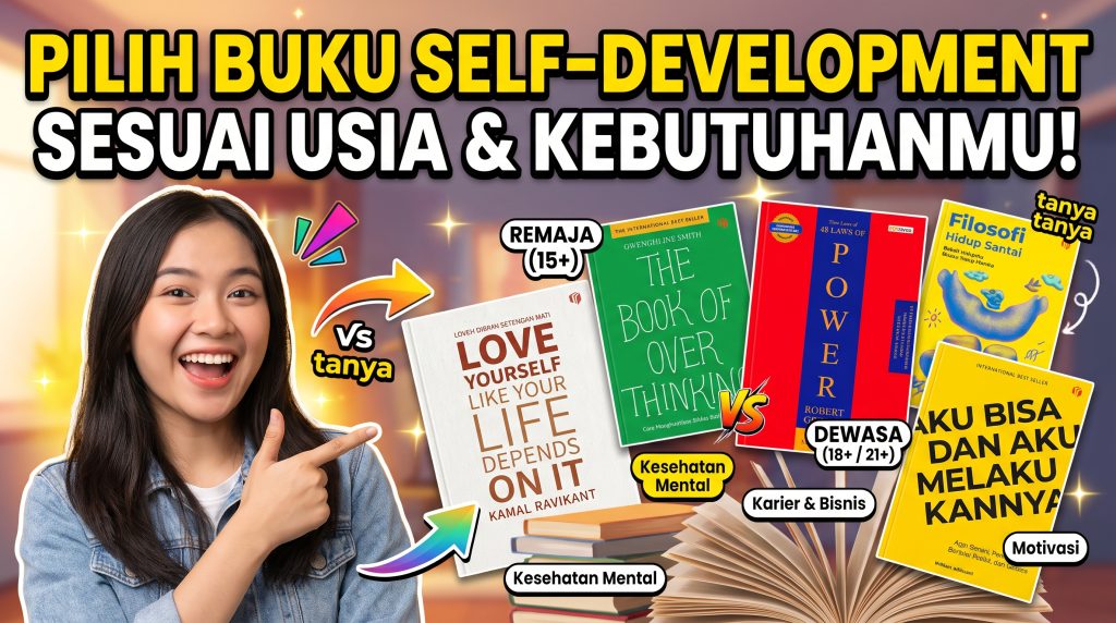 Panduan Memilih Buku Pengembangan Diri: Rekomendasi Berdasarkan Usia dan Kebutuhan
